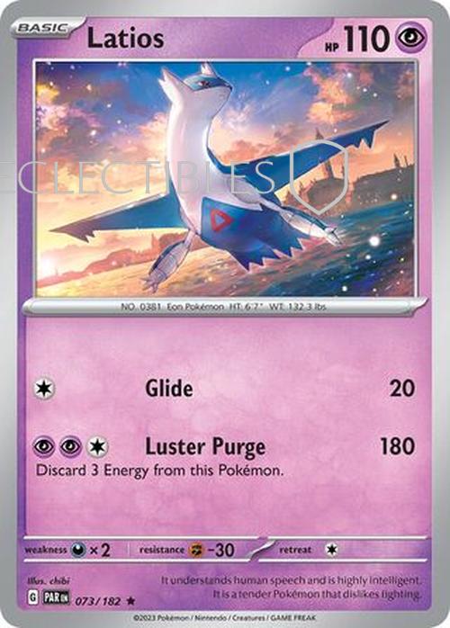 Pokemon Paradox Rift 073/182 Latios Holo