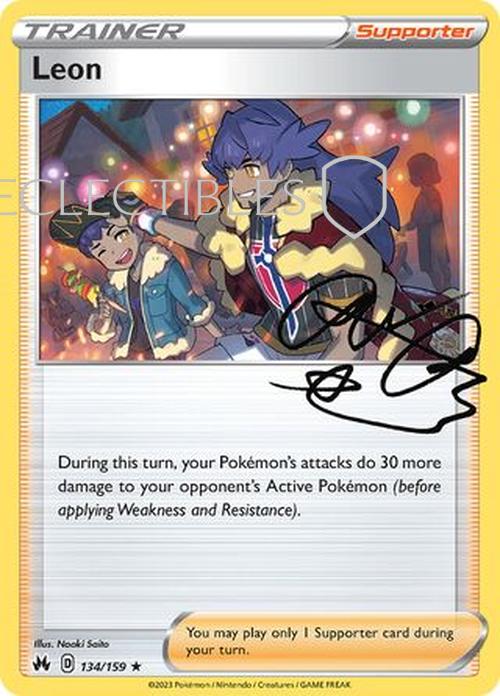 Pokemon Crown Zenith 134/159 Leon Holo