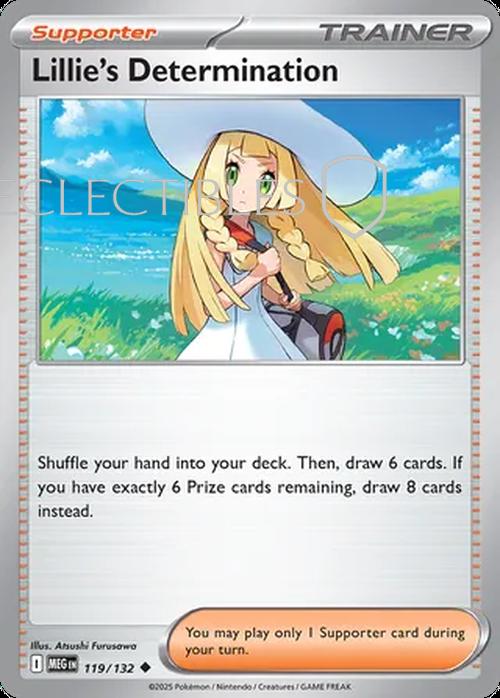 Pokemon Mega Evolutions 119/132 Lillies Determination  Reverse Holo