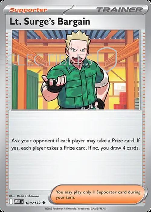 Pokemon Mega Evolutions 120/132 Lt Reverse Holo