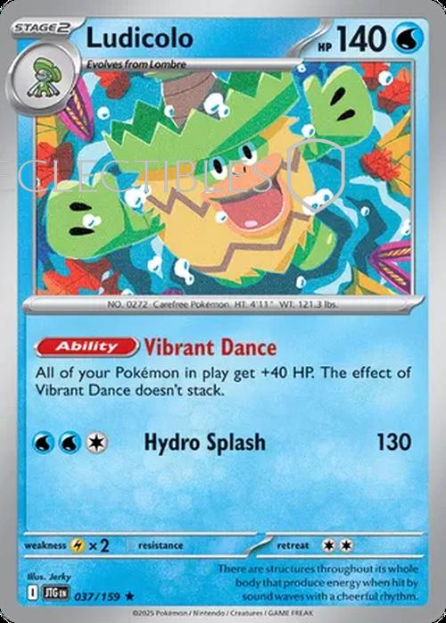 Pokemon Journey Together 037/159 Ludicolo Holo