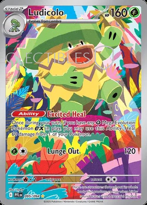 Pokemon Phantasmal Flames 095/094 Ludicolo 