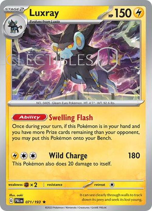 Pokemon Paldea Evolved  071/193 Luxray Holo