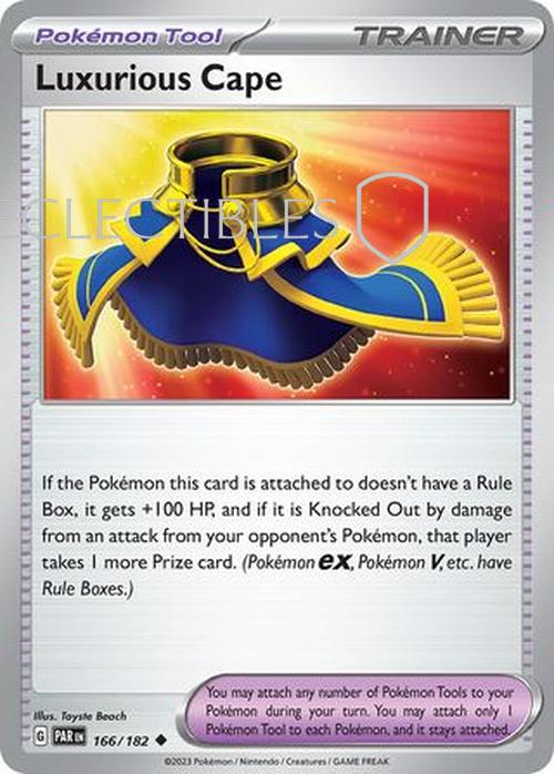Pokemon Paradox Rift 166/182 Luxurious Cape  Reverse Holo