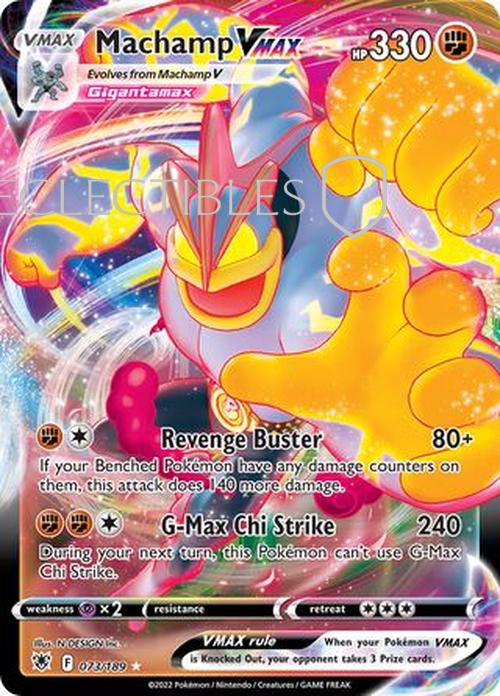 Pokemon Astral Radiance 073/189 Machamp VMAX