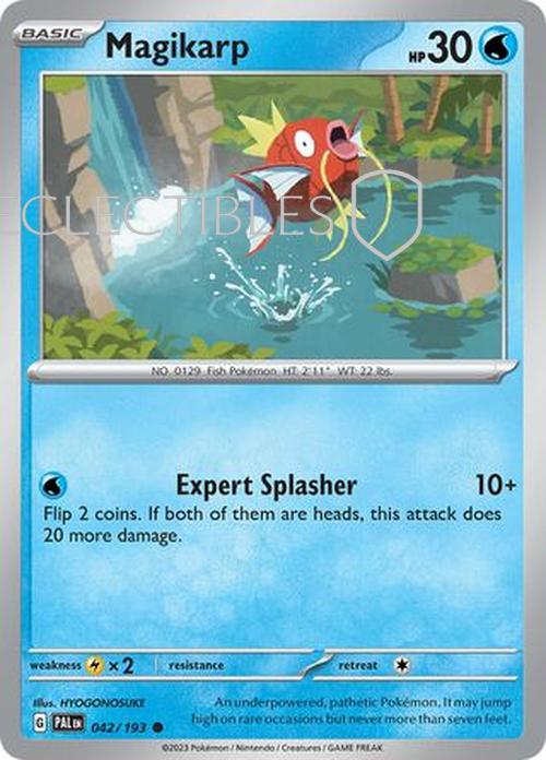 Pokemon Paldea Evolved  042/193 Magikarp  Reverse Holo