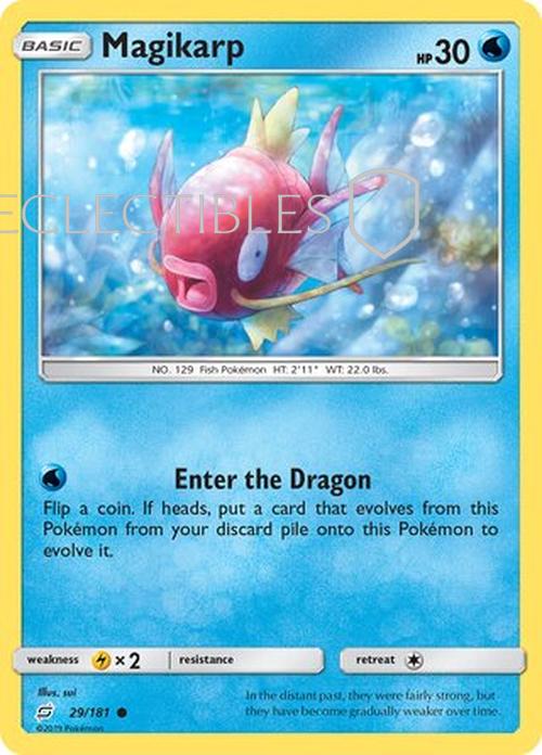 Pokemon Team up 029/181 Magikarp Reverse Holo