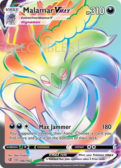 Pokemon Rebel Clash 198/192 Malamar VMAX