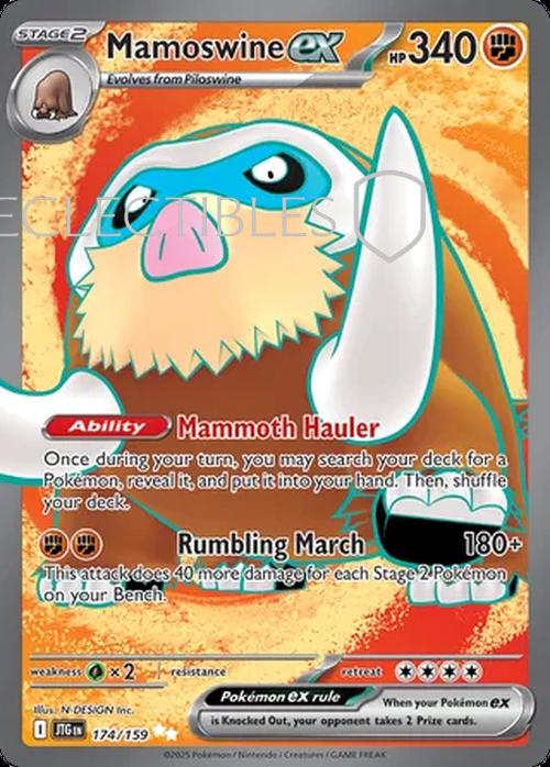 Pokemon Journey Together 174/159 Mamoswine ex