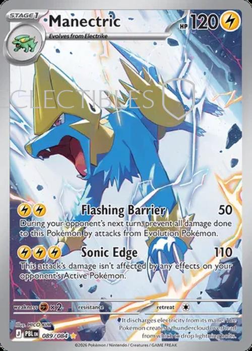 Pokemon pitch black 089/84 Manectric