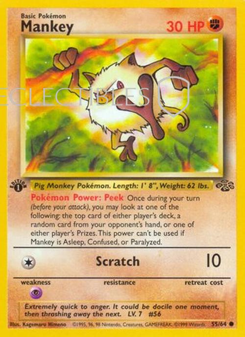 Pokemon Jungle 55/64 Mankey