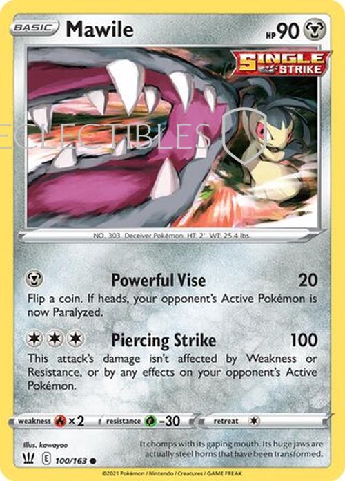 Pokemon Battle Styles 100/163 Mawile  Reverse Holo