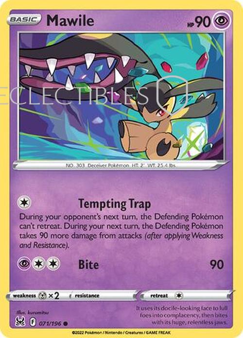 Pokemon Lost Origin 071/196 Mawile  Reverse Holo