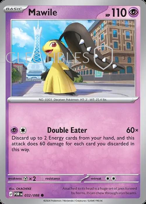 Pokemon Perfect Order 032/88 Mawile  Reverse Holo