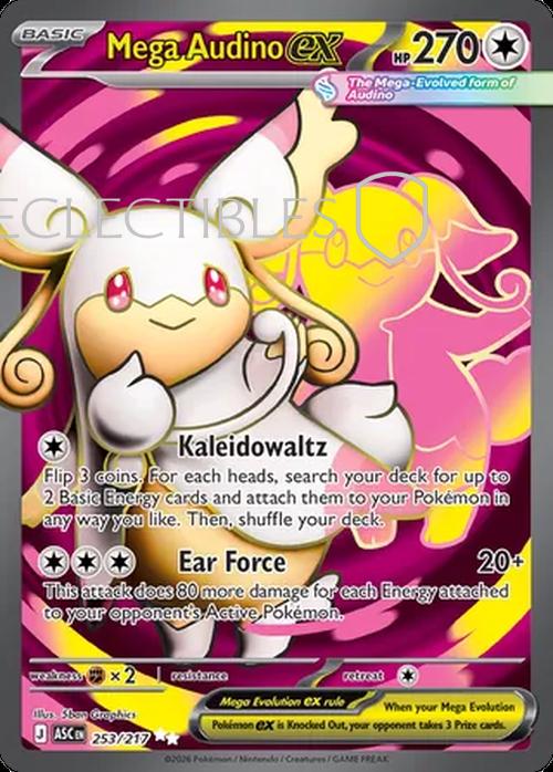 Pokemon Ascended Heroes 253/217 Mega Audino ex