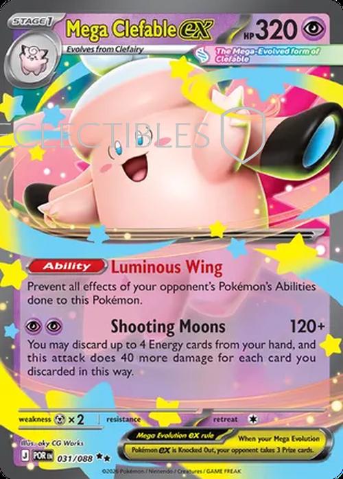 Pokemon Perfect Order 031/88 Mega Clefable ex