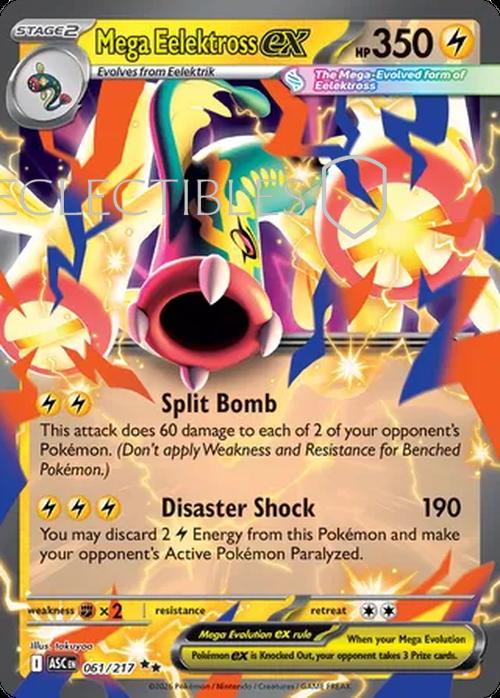 Pokemon Ascended Heroes 061/217 Mega Eelektross ex
