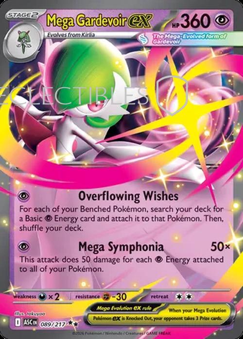 Pokemon Ascended Heroes 089/217 Mega Gardevoir ex