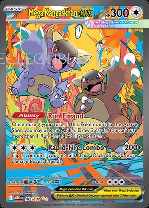 Pokemon Mega Evolutions 182/132 Mega Kangaskhan ex 