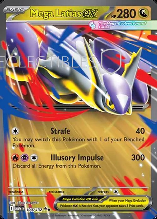 Pokemon Mega Evolutions 100/132 Mega Latias ex 