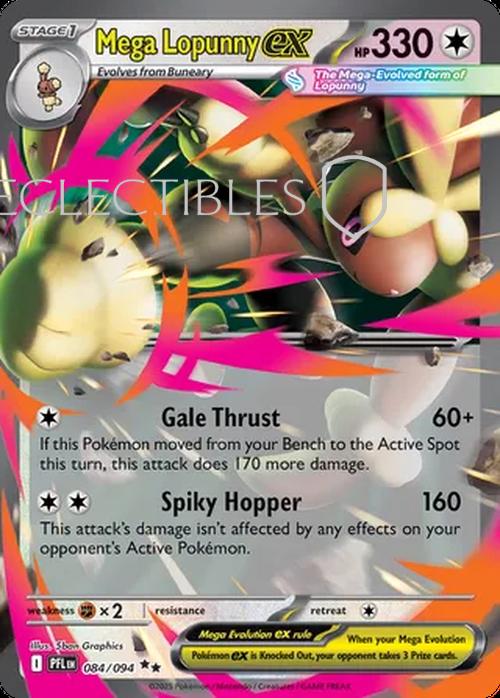 Pokemon Phantasmal Flames 084/094 Mega Lopunny ex 