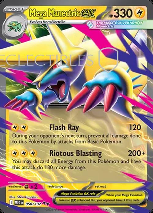 Pokemon Mega Evolutions 050/132 Mega Manectric ex 