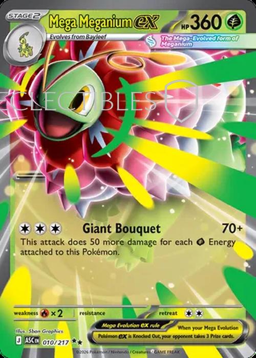 Pokemon Ascended Heroes 010/217 Mega Meganium ex