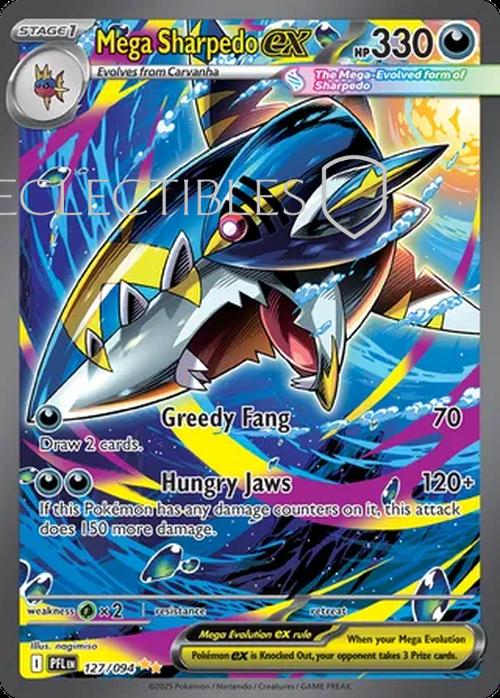 Pokemon Phantasmal Flames 127/094 Mega Sharpedo ex 