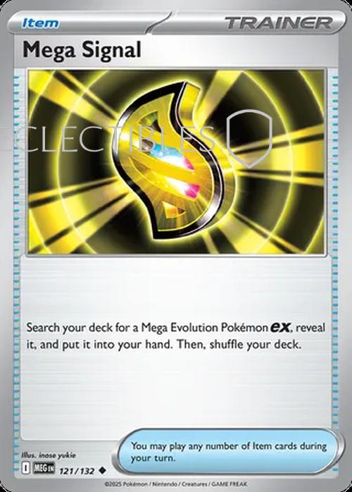 Pokemon Mega Evolutions 121/132 Mega Signal  Reverse Holo