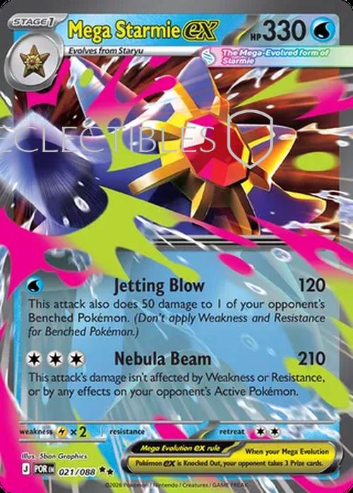 Pokemon Perfect Order 021/88 Mega Starmie ex