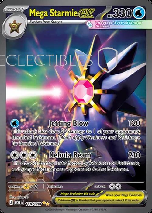 Pokemon Perfect Order 118/88 Mega Starmie ex