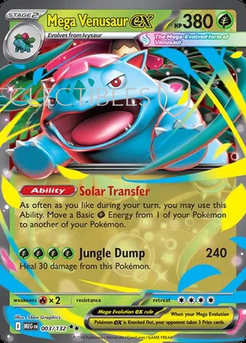 Pokemon Mega Evolutions 003/132 Mega Venusaur ex 