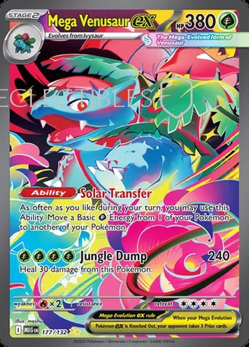 Pokemon Mega Evolutions 177/132 Mega Venusaur ex 