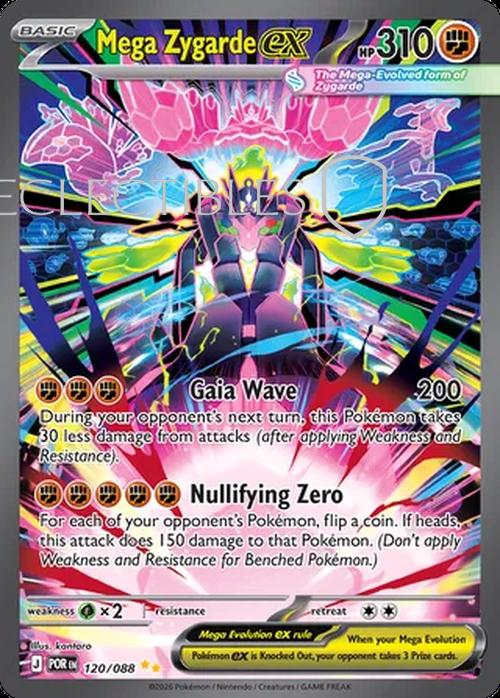 Pokemon Perfect Order 120/88 Mega Zygarde ex