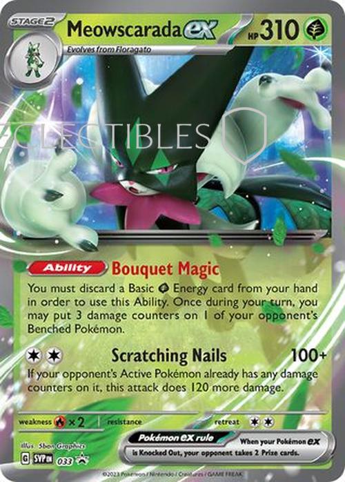 Pokemon SV Black Star Promos SV 033 Meowscarada ex
