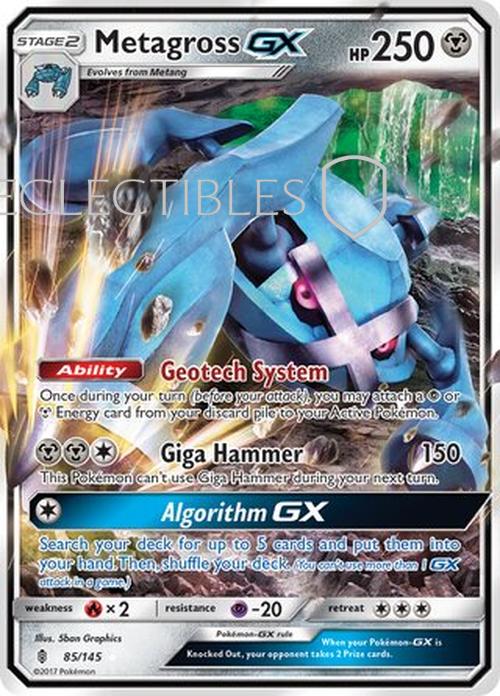 Pokemon Guardians Rising 085/145 Metagross GX
