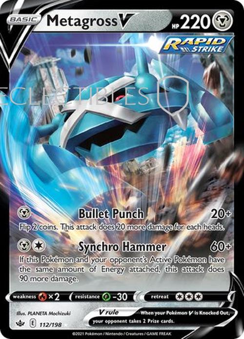 Pokemon Chilling reign 112/198 Metagross V