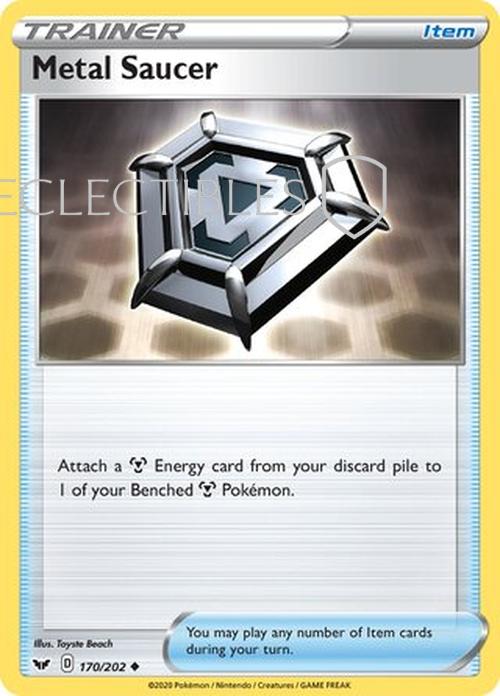 Pokemon Sword & Shield 170/202 Metal Saucer  Reverse Holo