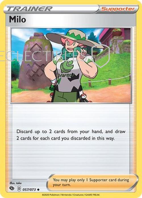 Pokemon Champions Path 057/73 Milo Reverse Holo