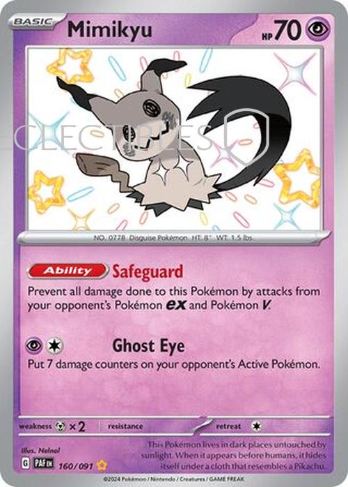 PSA10 Pokemon Paldean Fates 160/91 Mimikyu