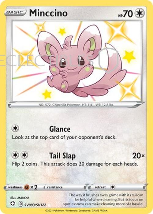 Pokemon Shining Fates SV 093/122 Minccino