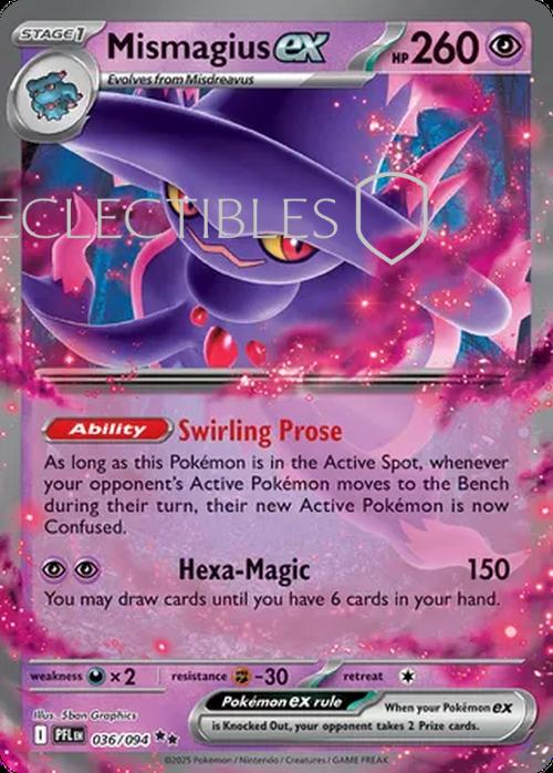 Pokemon Phantasmal Flames 036/094 Mismagius ex 