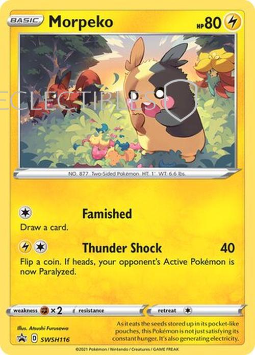 Pokemon SWSH Black Star Promos SWSH 116 Morpeko