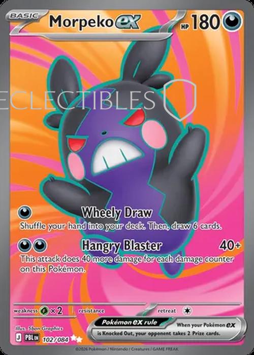 Pokemon pitch black 102/84 Morpeko ex