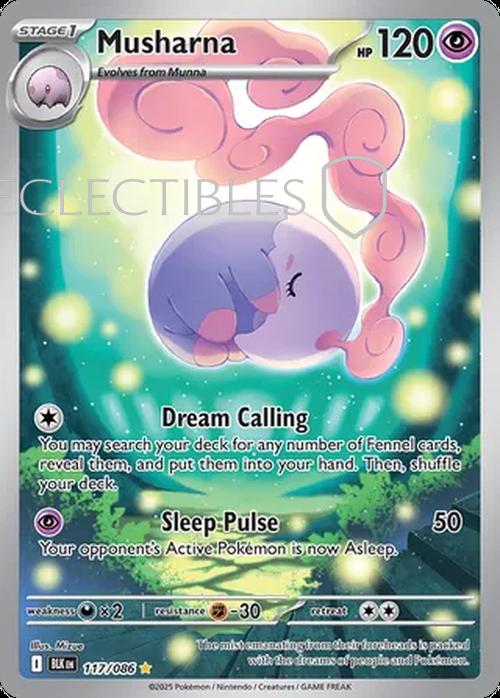 Pokemon Black Bolt 117/086 Musharna 