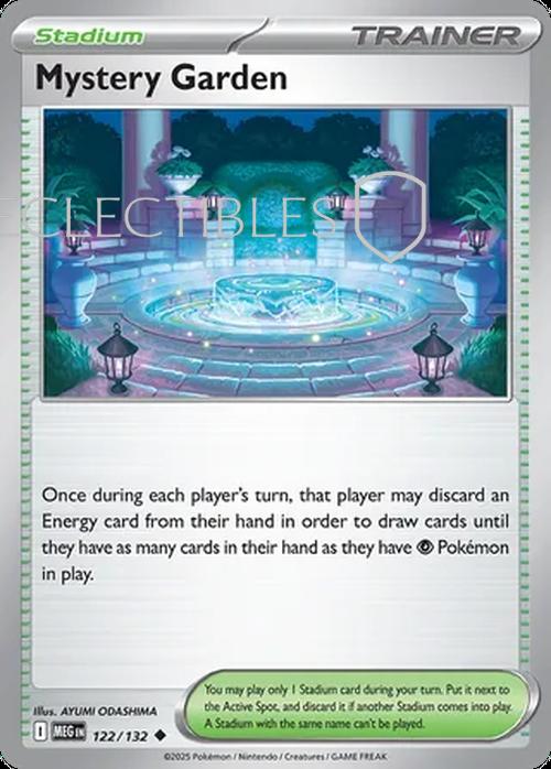 Pokemon Mega Evolutions 122/132 Mystery Garden  Reverse Holo