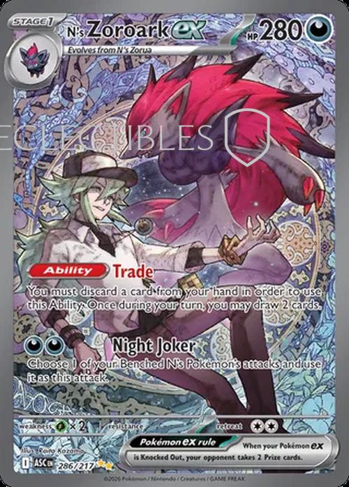 Pokemon Ascended Heroes 286/217 Ns Zoroark ex