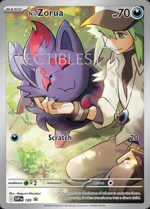 Pokemon SV Black Star Promos SV 189 N's Zorua