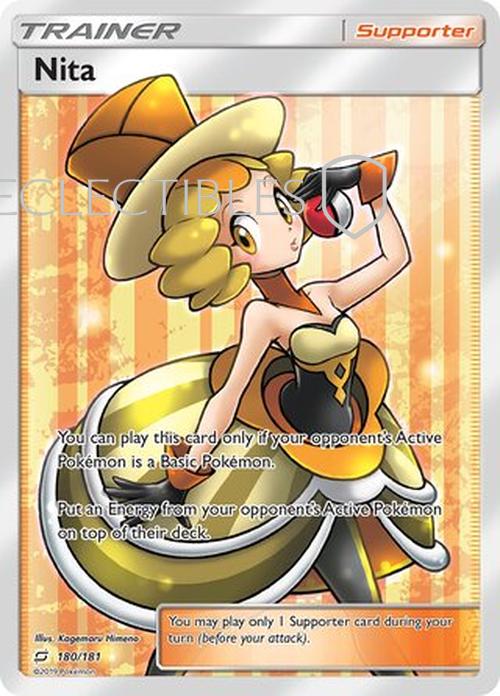 Pokemon Team up 180/181 Nita Reverse Holo