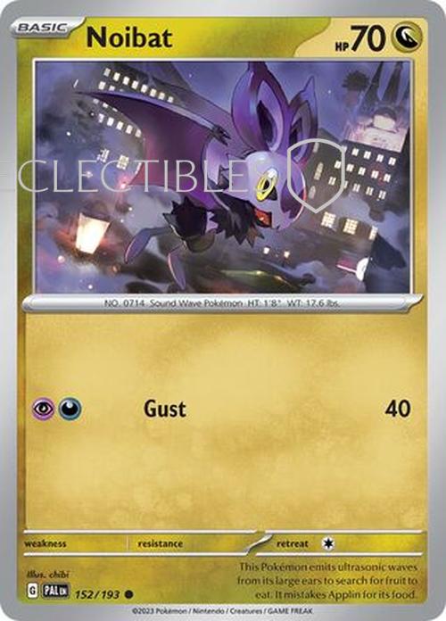 Pokemon Paldea Evolved  152/193 Noibat  Reverse Holo